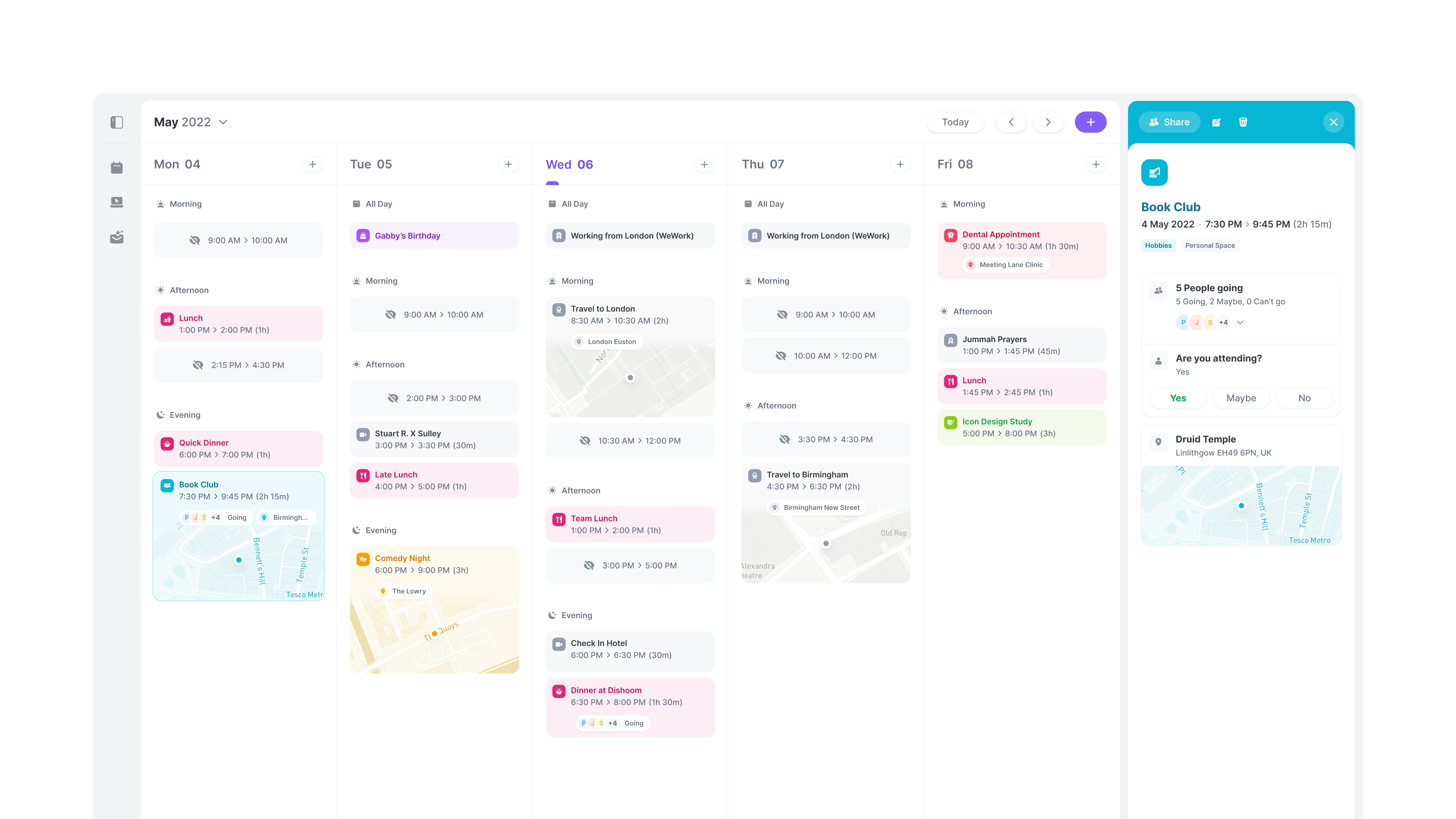 Daybridge, Web App V2